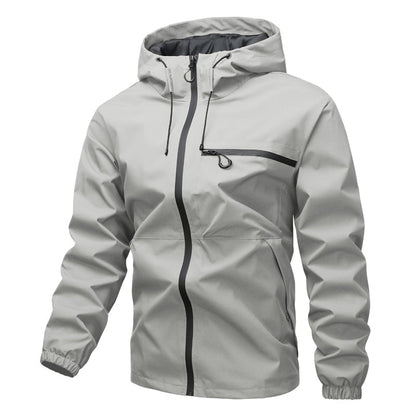 Wasserdichte Techwear-Jacke mit Kapuze