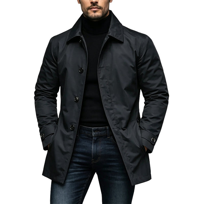 Wasserdichter Herren-Trenchcoat