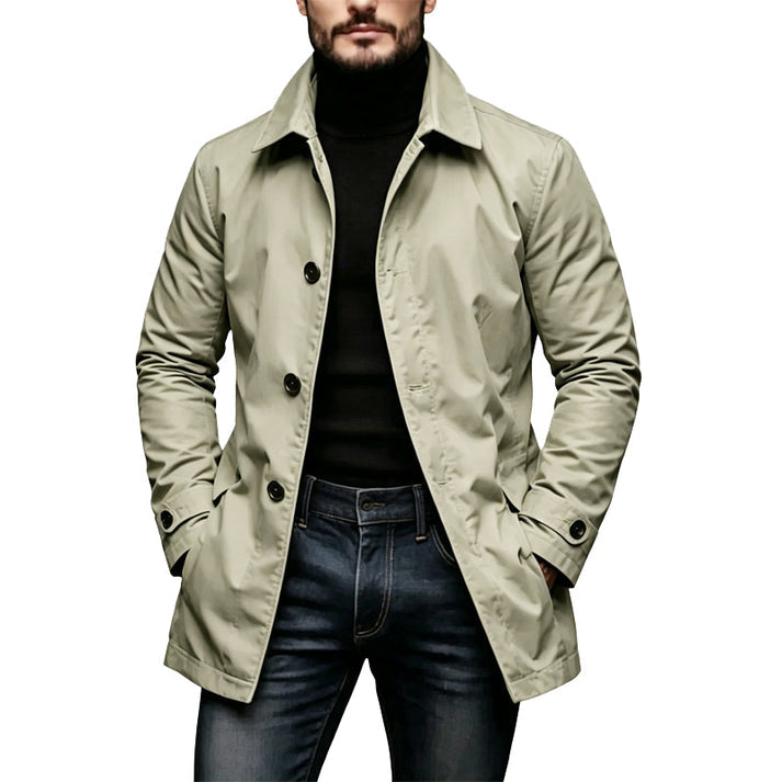 Wasserdichter Herren-Trenchcoat