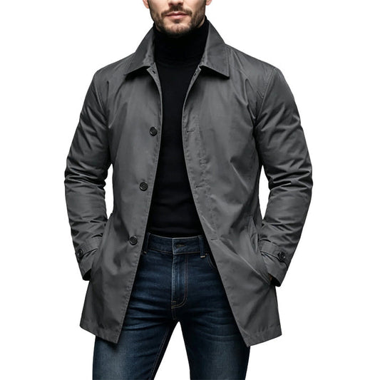 Wasserdichter Herren-Trenchcoat